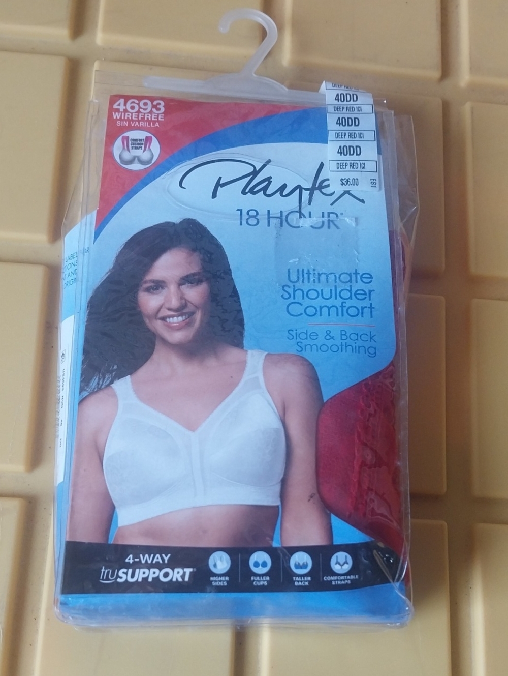 Playtex 18 Hour Red Wirefree Comfort Bra